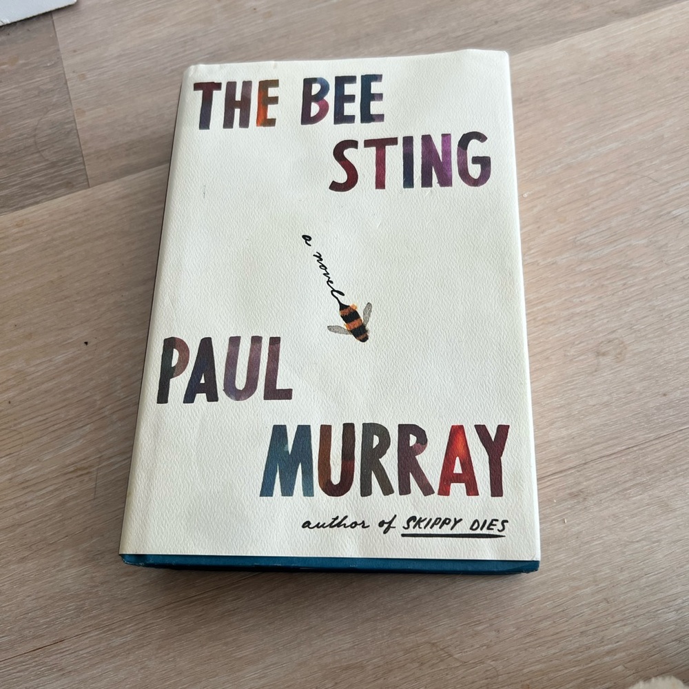 The Bee Sting by Paul Murray - Cream and Blue Coffee Table Book
